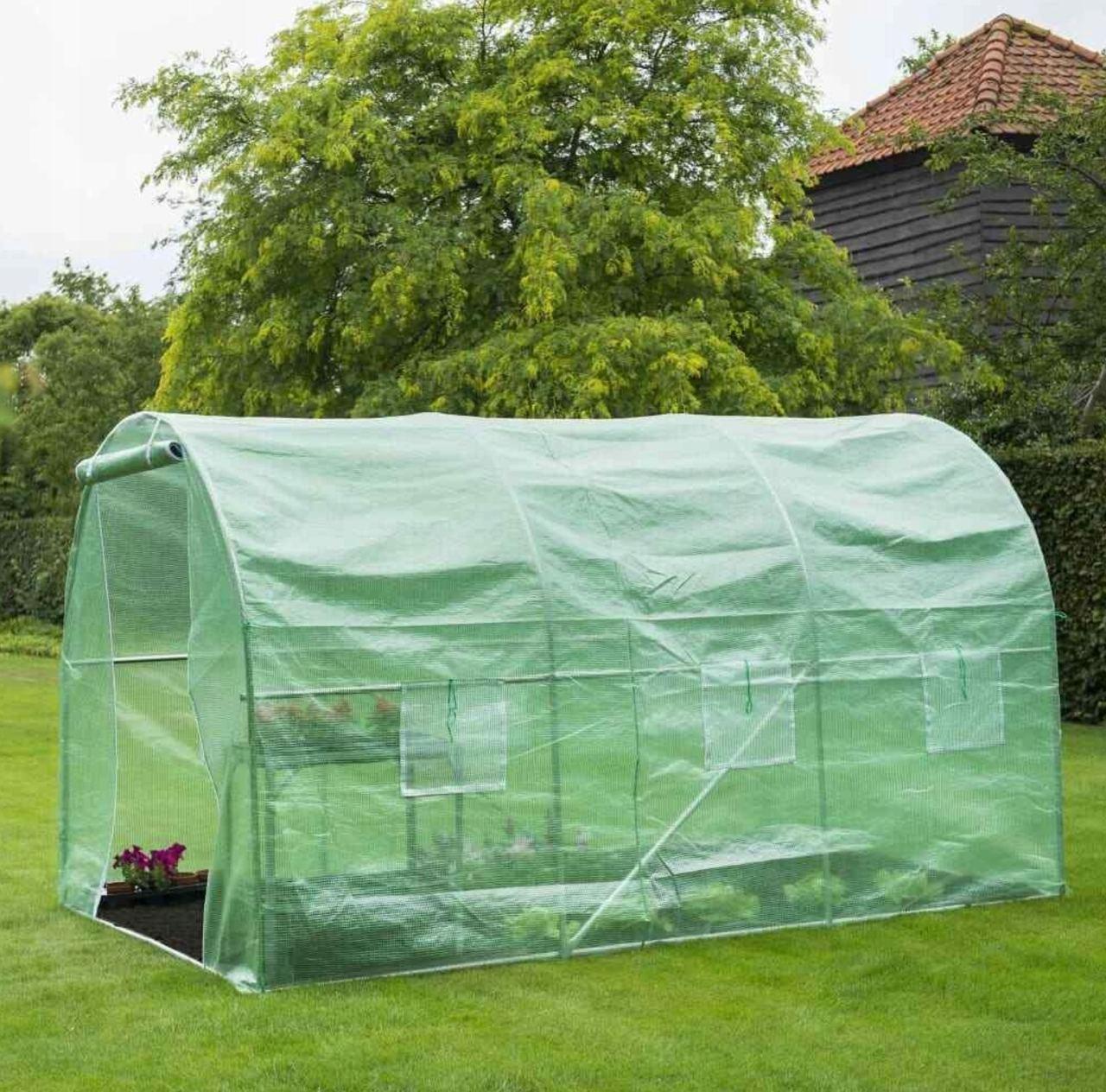 Теплиця парник 6м2 (3х2х2м) оцинковані профілі, УФ армована плівка140г/м2 Польща, фото 1