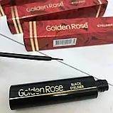 Підводка для очей Golden Rose Black Eyeliner, фото 2