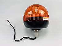 Маячок LED проблисковий для спецтехніки 12В/24В 40 LED діодів кріплення на болт-різьблення, сигнальна лампа, фото 4