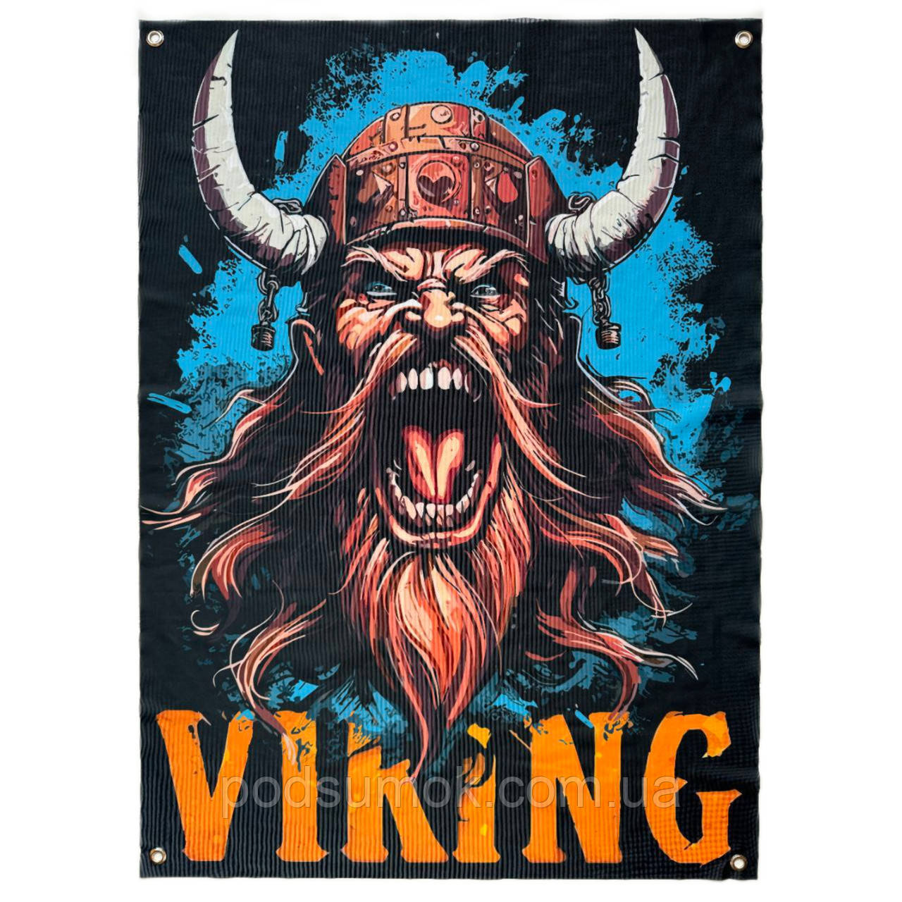 Банер прапор військовий VIKING 70х100 см настінний односторонній з люверсами