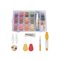 Набір аксесуарів для вишивання в пластиковому контейнері, набір №6 Люкс качество!+