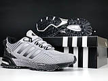 Чоловічі кросівки Adidas Marathon TR сіточка стильні молодіжні сірі, фото 3
