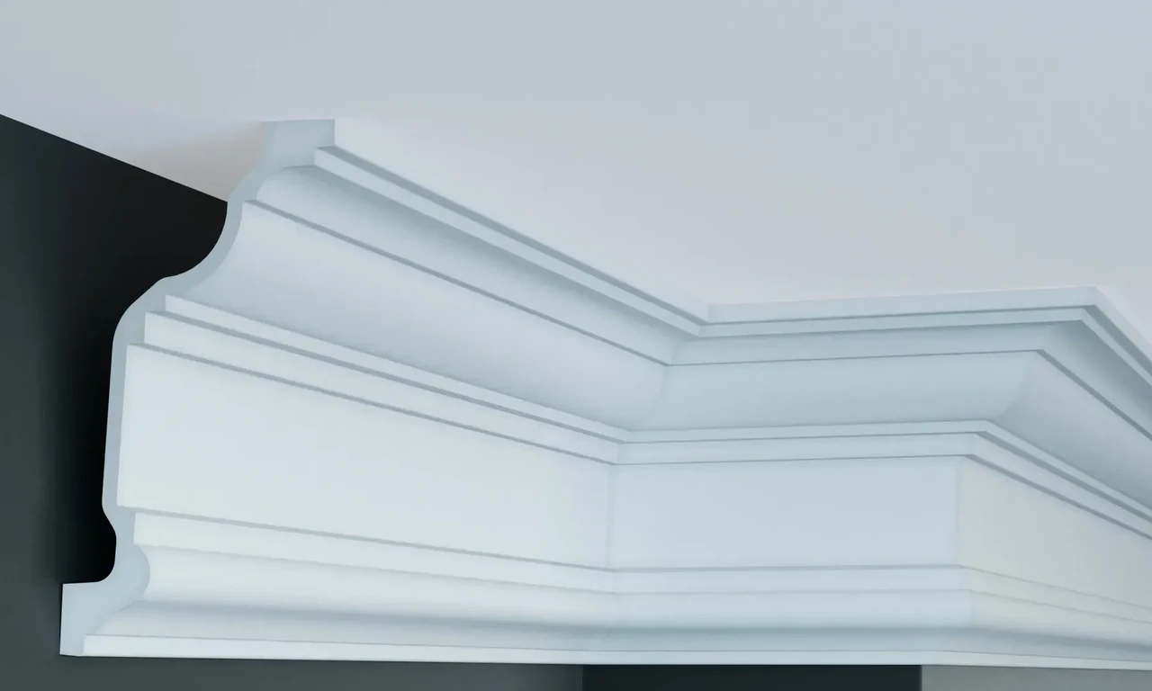 Карниз Поліуретановий Гладкий Gaudi Decor P 132