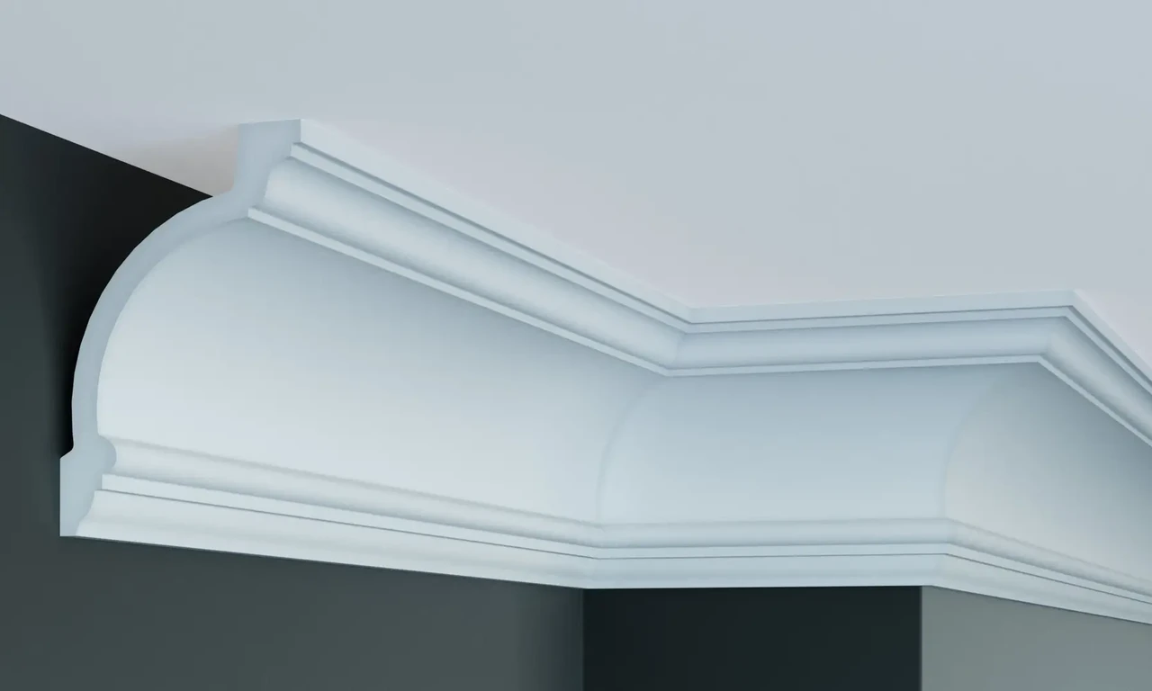 Карниз Поліуретановий Гладкий Gaudi Decor P 133 Flexi