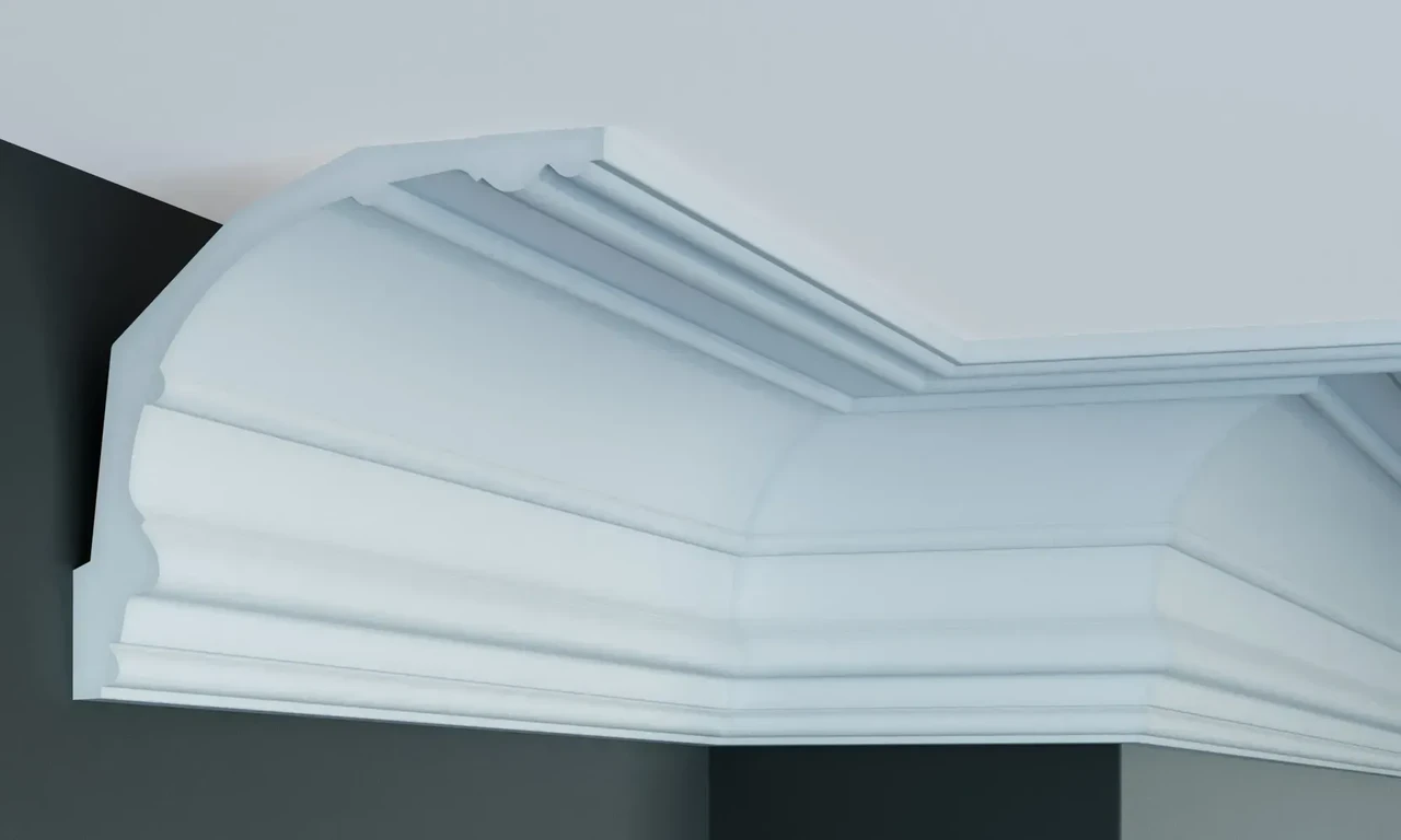 Карниз Поліуретановий Гладкий Gaudi Decor P 149