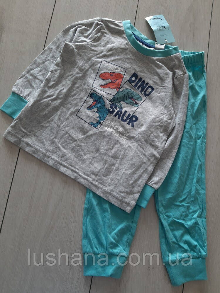 Дитяча трикотажна піжама Impidimpi на хлопчика р.92, фото 1