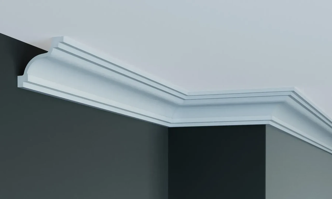 Карниз Поліуретановий Гладкий Gaudi Decor P 208 Flexi