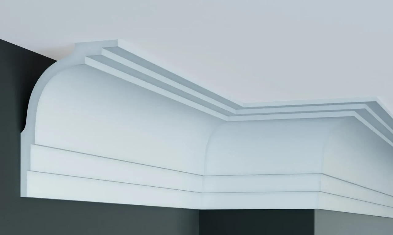 Карниз Поліуретановий Гладкий Gaudi Decor P 880 Flexi