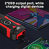 Повер банк зарядно пусковий пристрій для машини car jump starter QY31 LCD 25000 mAh 2хUSB+Фонарик, фото 7