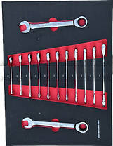 Візок для майстерні з інструментами 356 шт. Boxer BX-015 сервісна шафа з набором інструментів, фото 3