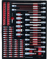 Візок для майстерні з інструментами 356 шт. Boxer BX-015 сервісна шафа з набором інструментів, фото 5