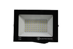 LED прожектор  5000 Лм, 50Вт, 6500К,  холодний білий, SMD2835