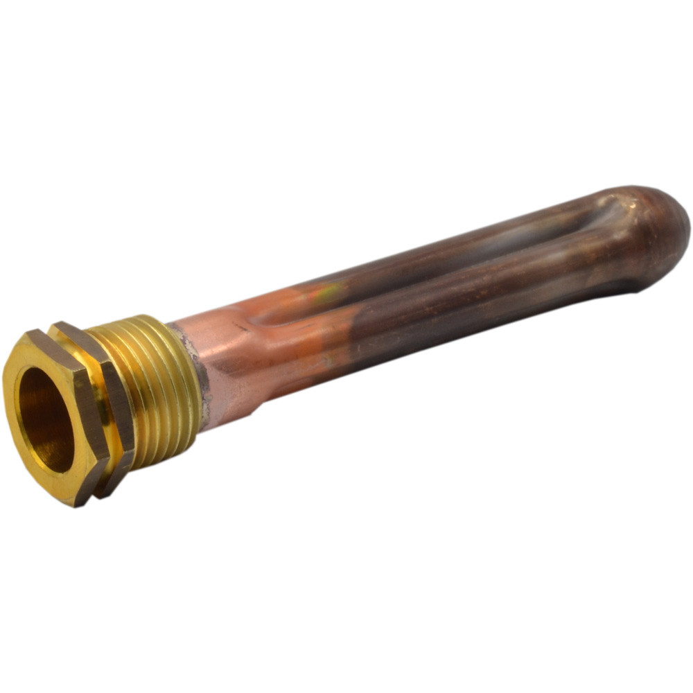 Капсула заглибна для 3 датчиків температури CEWAL D 1/2" 15x16 мм (L - 10 см.) (рифлена) 91887125