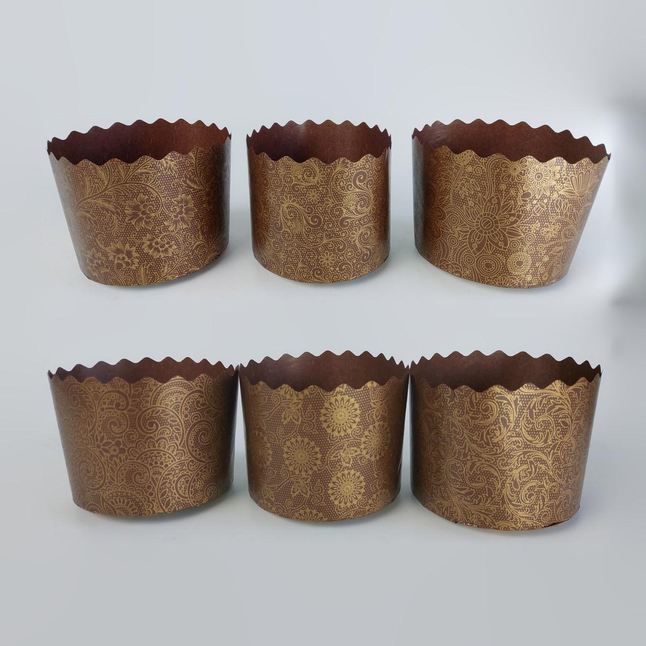 Форма для пасок d110 * h85 350гр. паперова для випікання паски "Італія" 50 штук, фото 1