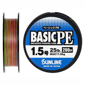 Шнур Sunline Basic PE HG 200m мультиколор
