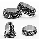 Кільце перстень чоловіче сталеве VALCNUT-2 з нержавіючої сталі 316L з Вузлом мертвих 19, фото 2