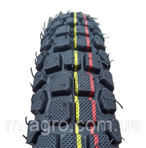 Покришка на мотоцикл 3.00-18 з камерою 8PR (вир-во SC-TYRE)