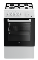 Плита газова Beko FSG52020FW 50*60 газова духовка біла
