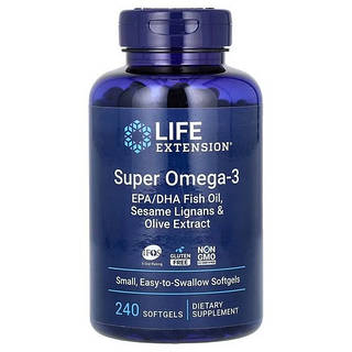 Life Extension Super Omega-3 240 капсул