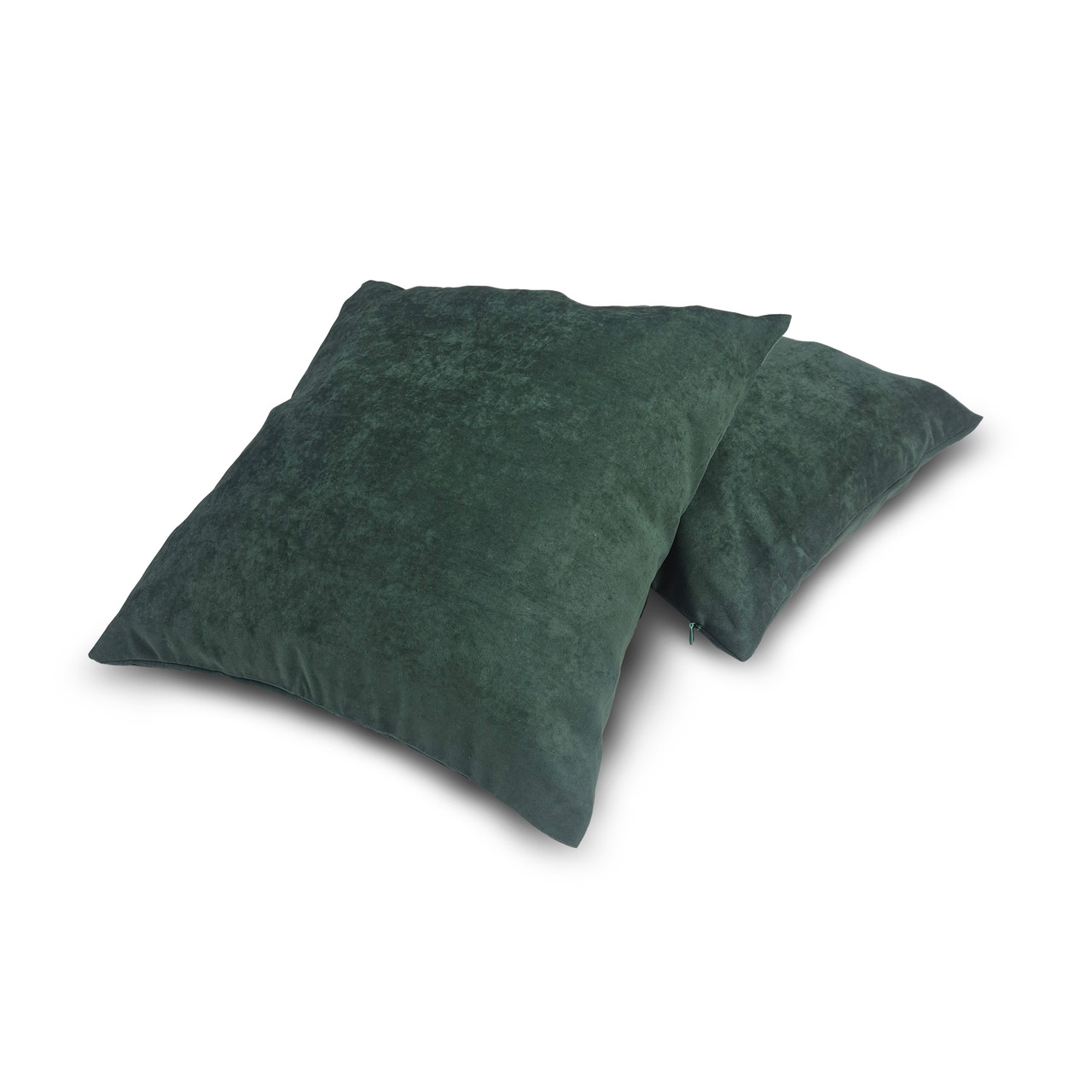 Комплект декоративних подушок Firanka Simple велюр 2шт 42х42см зелені (п_0754), фото 1
