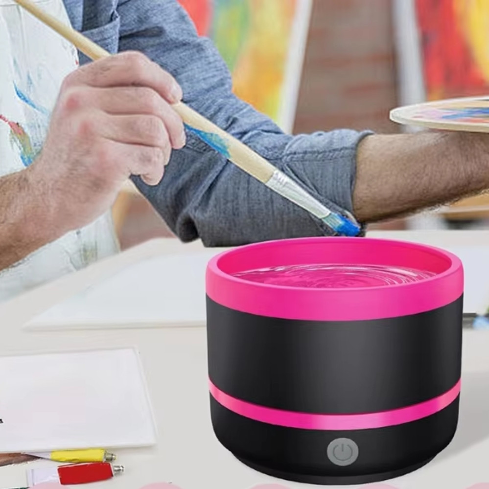 Машинка для чищення кистей Очисник для пензликів для макіяжу USB Миття кистей для малювання