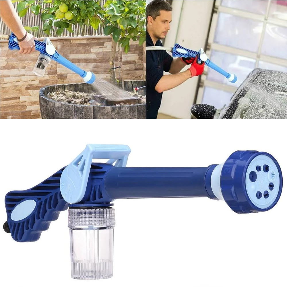 Універсальний розпилювач води Ez Jet Water Cannon / Водомет з відсіком для миючих засобів / Насадка на шланг