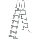 Каркасний басейн Bestway Grey 561KA (549х274х132 см) з пісочним фільтром, тентом і драбиною, фото 5