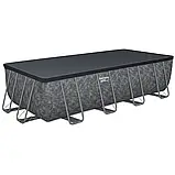 Каркасний басейн Bestway Grey 561KA (549х274х132 см) з пісочним фільтром, тентом і драбиною, фото 3