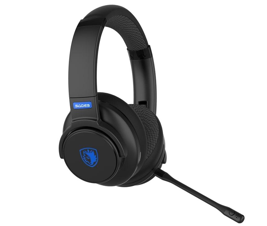 Гарнітура Sades SA-202 Runner Black/Blue (sa202bkb), фото 1