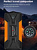 Повер банк зарядно пусковий пристрій для машини car jump starter QY28 LCD 25000 mAh 2хUSB+Фонарик, фото 7