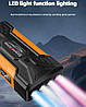 Повер банк зарядно пусковий пристрій для машини car jump starter QY28 LCD 25000 mAh 2хUSB+Фонарик, фото 8