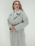 Стильне жіноче подовжене демісезонне кашемірове пальто під пояс''Катаріна'', фото 4