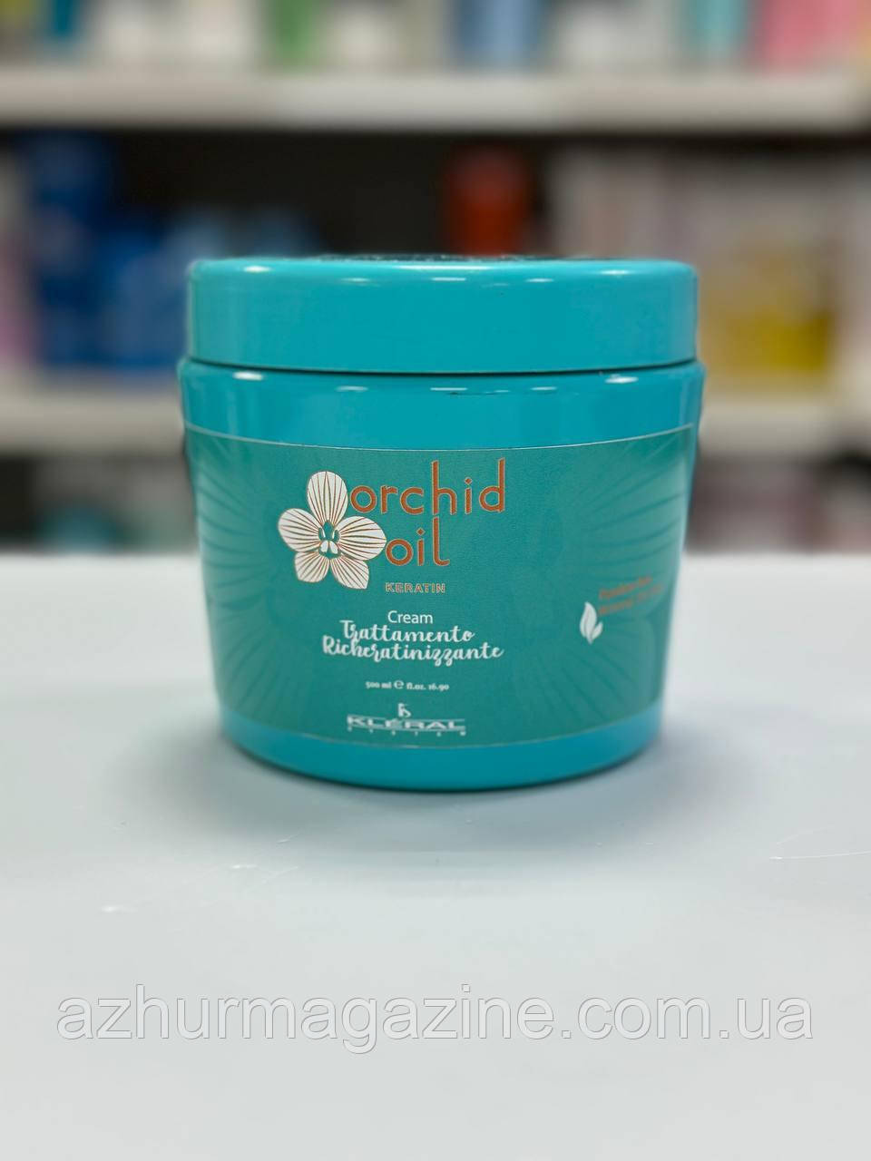 Відновлююча маска для волосся з олією орхідеї та кератином Kleral System Orchid Oil Cream 500 мл
