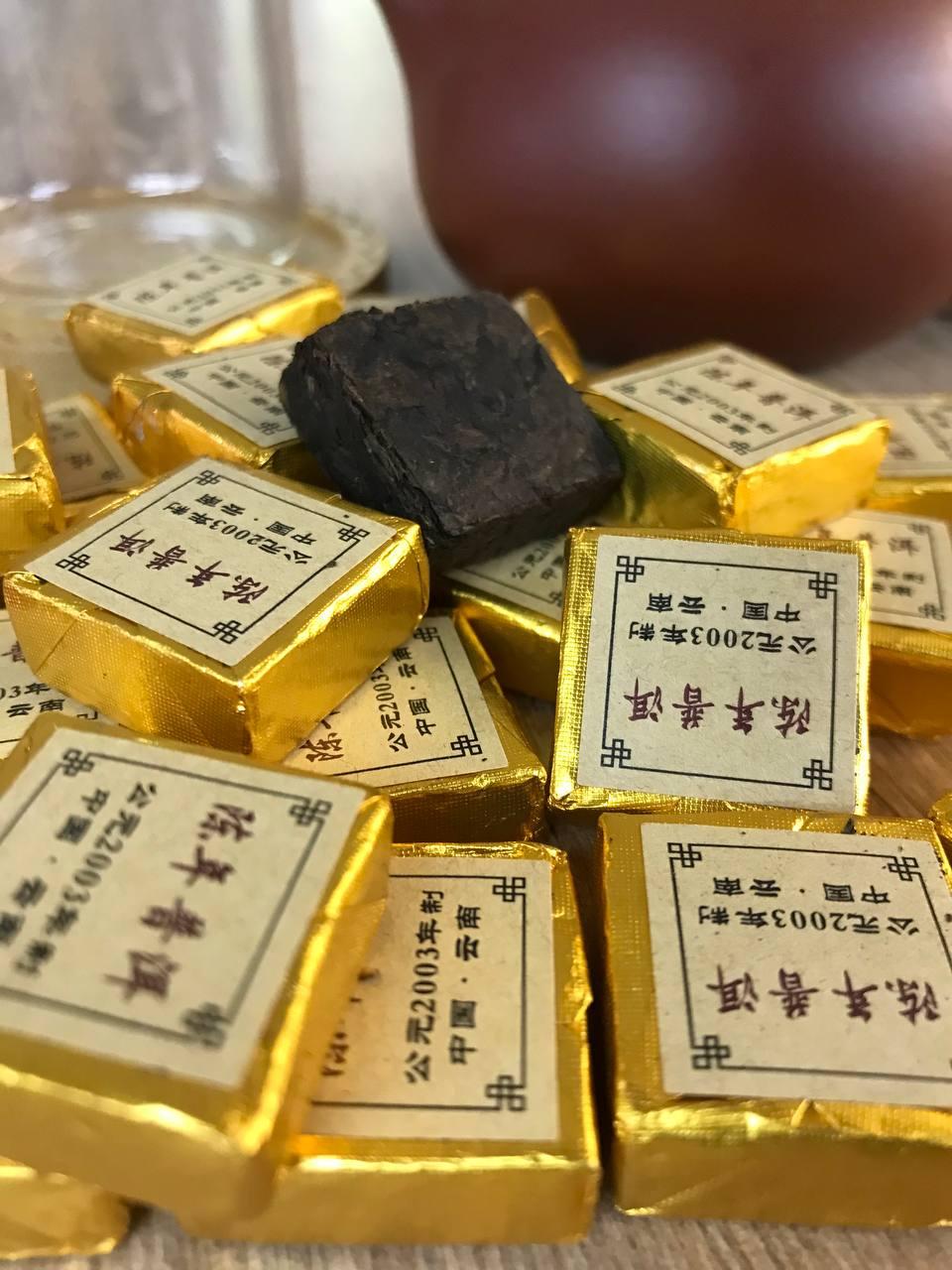 Чай Пуер витриманий ШУ NORMAL "Кубик" 250 гр, фото 1