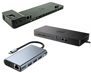 Док-станції й багатофункціональні USB-Hub