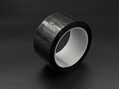 3D наклейка з вуглецевого волокна для автомобіля, глянцева. 5 см 5 метрів.