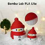 Пластик Bambu Lab PLA Lite Cyan (16600), без котушки, фото 4