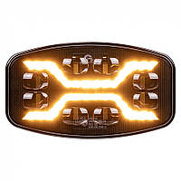 Фара дальнього світла світлодіодна X-SPIDER KAMAR L3436 72 LED [світло дальнє + габаритне + стробоскоп]