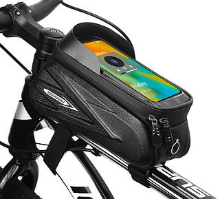 Велосумка RZAHUAHU на раму під смартфон 7.2" (1.5L)