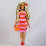 Лялька барбі з перепрошитим волоссям і накладними віями, фото 6