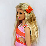 Лялька барбі з перепрошитим волоссям і накладними віями, фото 5