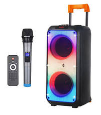 Портативна колонка RGB NDR-1095 акустична акумуляторна колонка 8 дюймів 100 Вт, фото 3