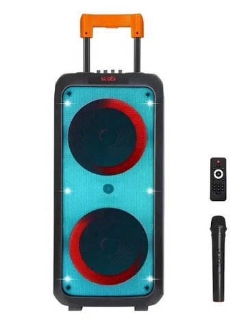 Портативна колонка RGB NDR-1095 акустична акумуляторна колонка 8 дюймів 100 Вт, фото 1