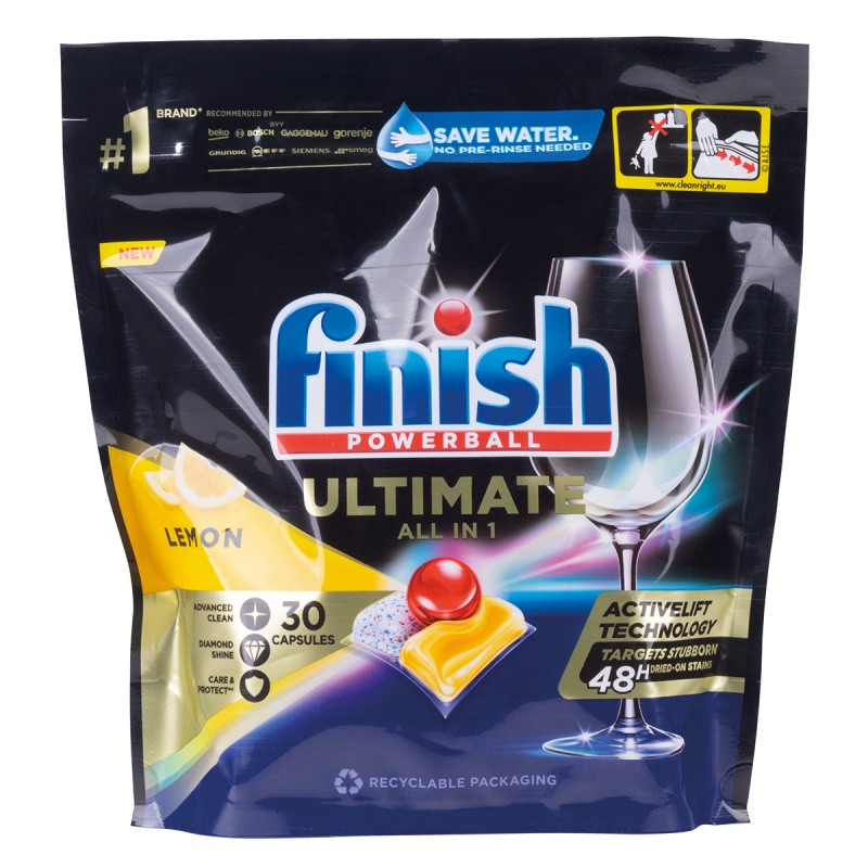 Таблетки для посудомийних машин Finish ULTIMATE PLUS 48 шт 30