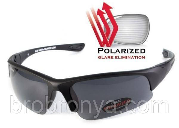 Окуляри поляризаційні BluWater Bay Breeze Polarized (gray) чорні