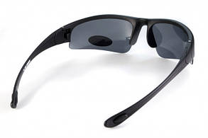 Окуляри поляризаційні BluWater Bay Breeze Polarized (gray) чорні, фото 5