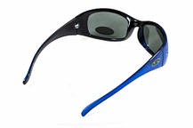 Окуляри поляризаційні BluWater Biscayene Blue Polarized (gray) чорні, фото 5
