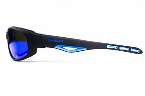 Окуляри поляризаційні BluWater Buoyant-2 Polarized (G-Tech™ blue) дзеркальні сині, фото 3