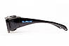 Окуляри поляризаційні BluWater Flip-IT Polarized (gray) чорні, фото 7