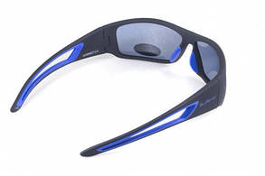 Окуляри поляризаційні BluWater Intersect-2 Polarized (gray) чорні, фото 5